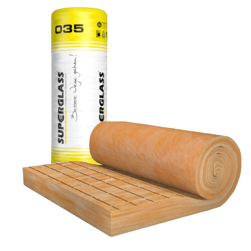 Superglass-Klemmfilz KF2-035 2.800x1.200x200 mm (3,360 M2  /1 Rolle // 24 Rol / 80,640 M2/ 1 Palette)
